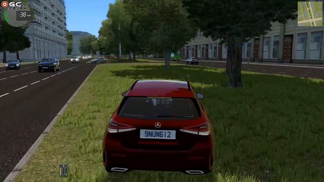 City Car Driving "2018 Mercedes Benz A Class" Traffic Fast Driver Games FHD смотреть онлайн