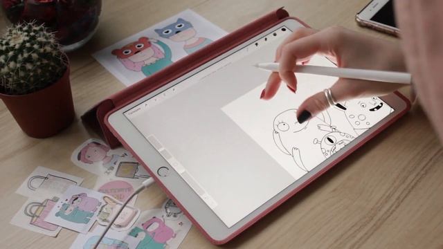 DRAW WITH ME | iPad Pro + Procreate Speedpaint смотреть онлайн