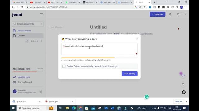 Automate Literature Review Writing For Research Paper Using AI Tool| Jenni AI | Wisio AI