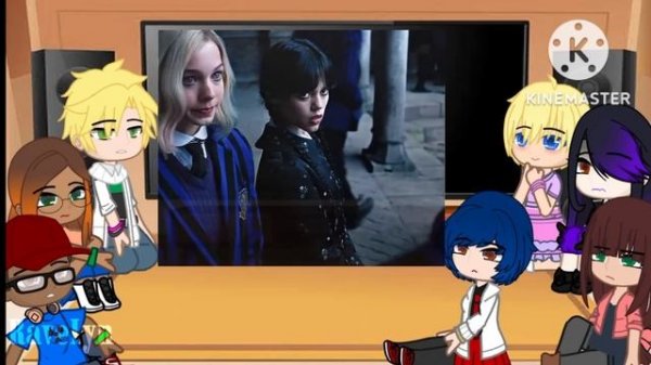 Mlb react to Marinette's past as Wednesday (GACHATRILLER) (GACHAMYSTERY) (Part 1)