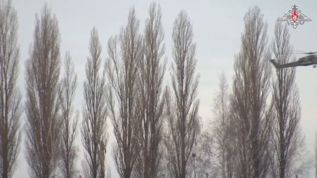 Боевая работа экипажей вертолетов Ми-35 и Ми-28 АА ЗВО