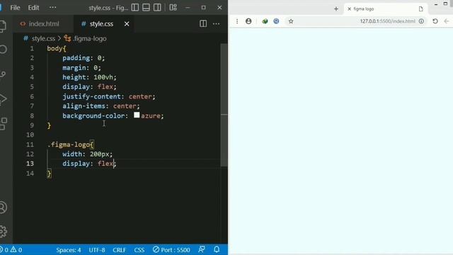 تصميم شعار فيجما Figma logo html and css only смотреть онлайн
