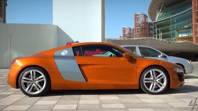 2014 Orange Audi R8 смотреть онлайн