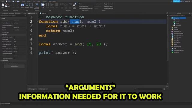 Roblox Studio Tutorial #7 | How to use functions? смотреть онлайн