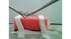 Лапароскопическая тренировка, скользящий узел. Техника формирования скользящего узла в хирургии.