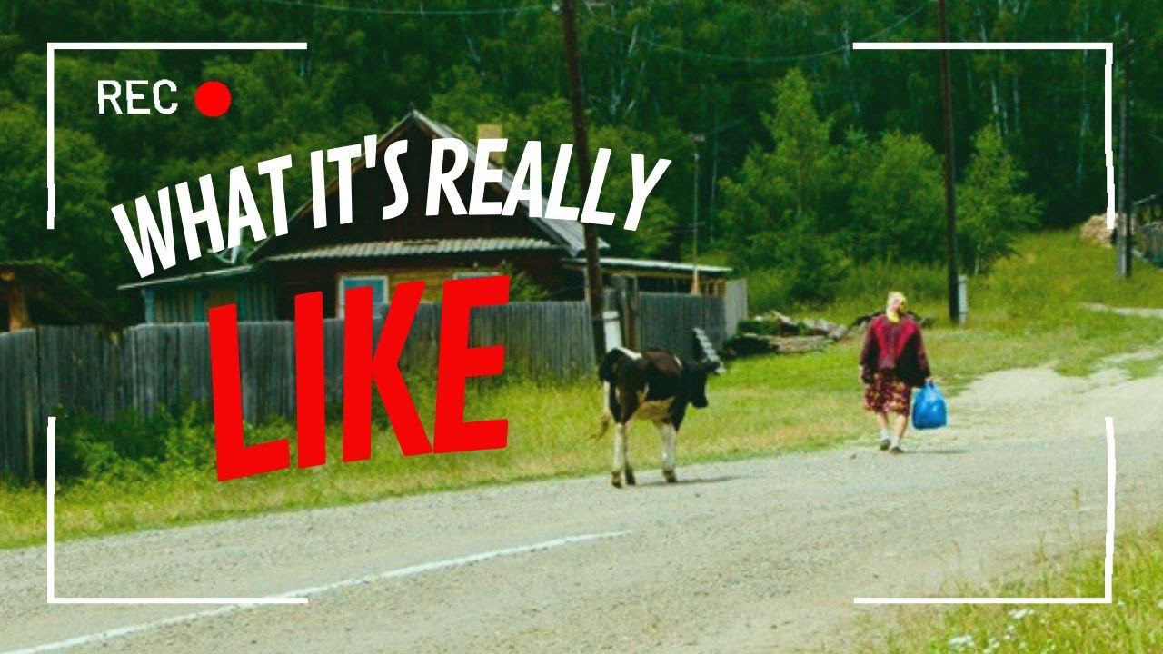 WHAT IT'S REALLY LIKE! | The TRUTH about life in a Russian village. смотреть онлайн