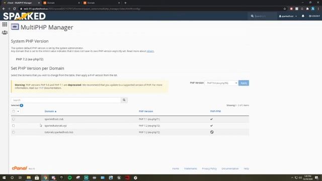 How to change the PHP version on your web server смотреть онлайн