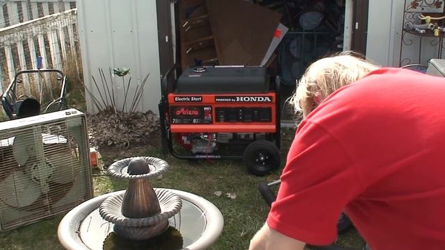 Testing the Airens 7500/9375 Watt Gas Generator With Honda GX390 Engine смотреть онлайн