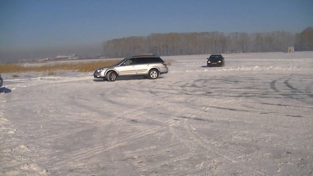 Subaru Outback. Дрифт