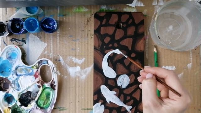 Роспись акрилом. смотреть онлайн