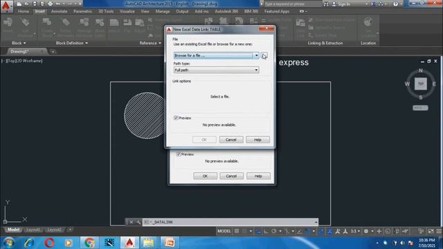 How to create data link in Autocad, how to insert excel table in Autocad смотреть онлайн