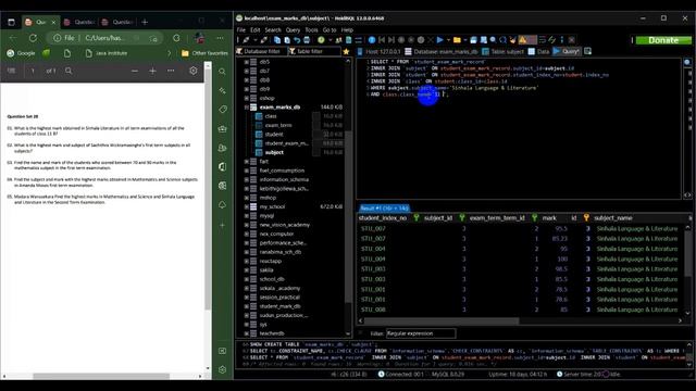 Explain how to use MAX SQL Functions and INNER JOIN use the data in the Database Tables. смотреть онлайн
