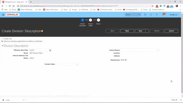 14. How to create a Division in Oracle HCM Cloud смотреть онлайн