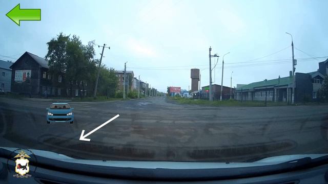 Правила дорожного движения: п.13. Нерегулируемый перекрёсток смотреть онлайн