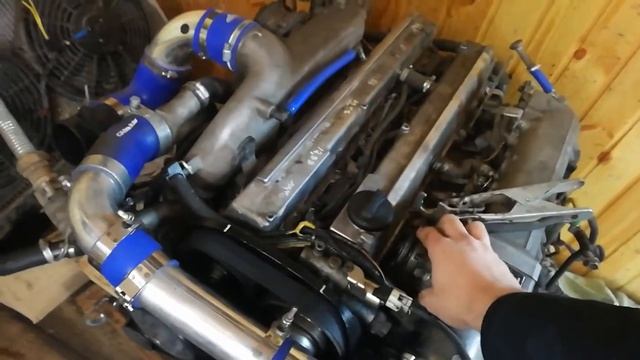 Запуск 1JZ GTE Vvti на полу Jzx110
