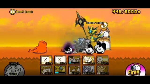 ГАЙД ПО БОССАМ.БЕЗУМНЫЙ КОТ С ТОПОРОМ. (THE BATLE CATS). смотреть онлайн