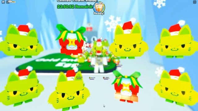 ⛄I Hatched The *HUGE GRINCH CAT & PRESENT CHEST MIMIC* In Pet Simulator X! ? смотреть онлайн