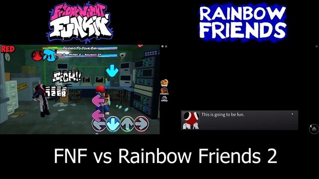 FNF: Rainbow Friends Chapter 2 // Original vs FNF - Rainbow Friends Roblox | Friday Night Funkin' смотреть онлайн