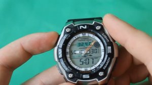 CASIO AQW-101-1A | Обзор и настройка (на русском) | Купить со скидкой