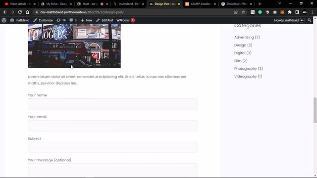 WordPress Tutorial - Live Session 6 - WordPress Forms - Contact Form 7 Overview смотреть онлайн