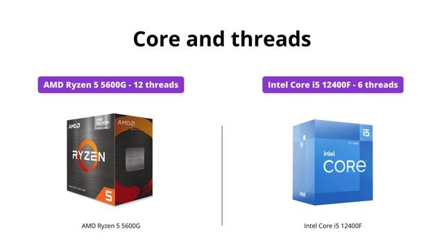 AMD Ryzen 5 5600G vs Intel Core i5-12400F: Which CPU is better? смотреть онлайн