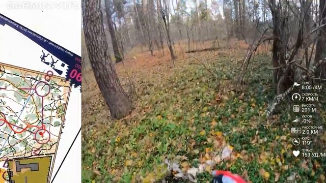 Спортивное ориентирование (headcam orienteering) - "Ночной полет", Смоленск, СОК "Смена"- осень 202 смотреть онлайн