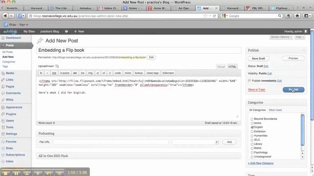 Embedding a Flipsnack book into a wordpress blog смотреть онлайн