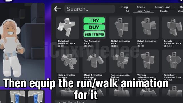 How to make a Custom Animation Pack in Roblox Catalog Avatar Creator [Roblox] смотреть онлайн