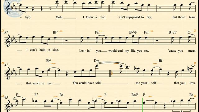 Tenor Sax - Heard it Through the Grapevine - Marvin Gaye - Sheet Music, Chords, & Vocals смотреть онлайн
