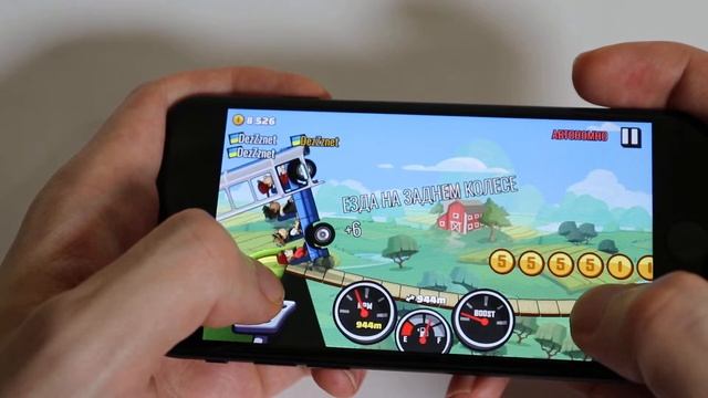 Hill Climb Racing 2 iPhone (Android, iOS) | Игры для iPhone смотреть онлайн