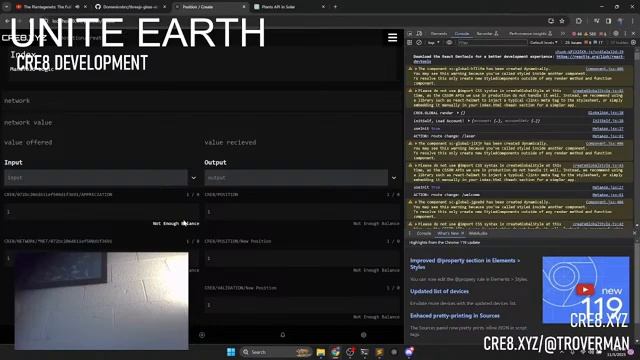CRE8 Development Session 1234 #CRE8 #crypto #code #multidimensional смотреть онлайн
