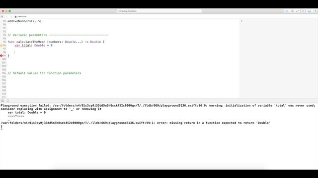 Swift 2.x Functions: Variadic Parameters, Explicit Names & Default Values - Part 3 смотреть онлайн