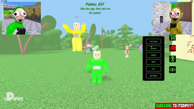 🌈 HUNGRY TUBBIES | Dipsy Plays Roblox Hungry Tubbies /w @its-laalaa