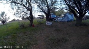 Шатер Маверик 350 Премиум и палатка Outwell Nevada MP в ураган