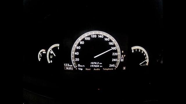 Przyspieszenie Mercedes W221 S500/S550 4MATIC (acceleration)
