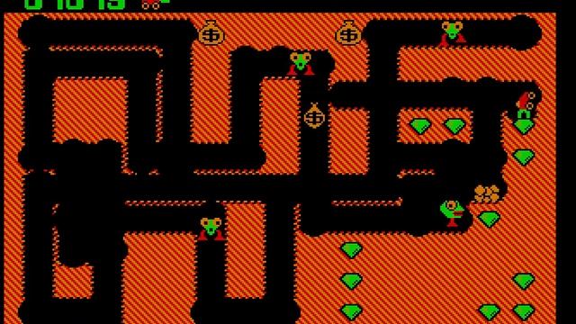 Digger - Classic DOS PC Game (1983) - Level 1 to 5 смотреть онлайн