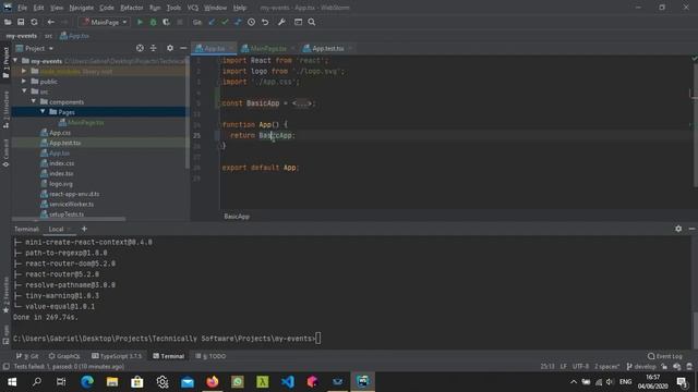 Event Manager with React - Pt. 2 - Adding basic React Bootstrap and basic routing смотреть онлайн