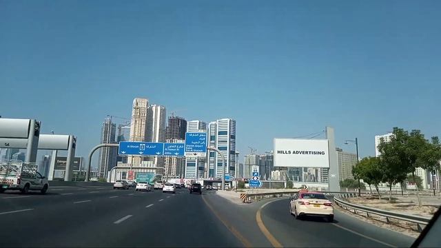 Dubai to Sharjah Sharjah to Ajman by road смотреть онлайн