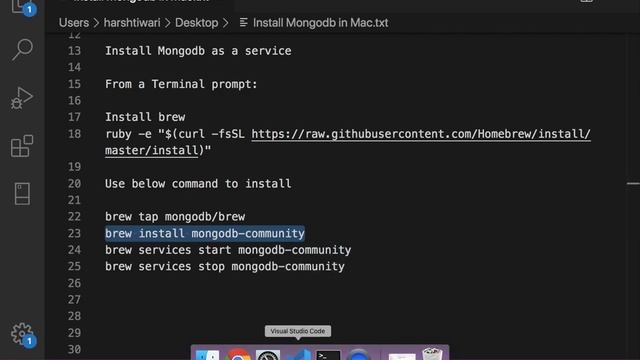 How to run Mongodb as a service in macOS - Part 2 смотреть онлайн