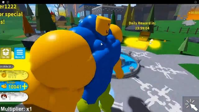 БИТВА ТУПОЙ против ДОБРЫЙ против ЗЛОЙ КАЧОК Роблокс Mega Noob Simulator Roblox смотреть онлайн