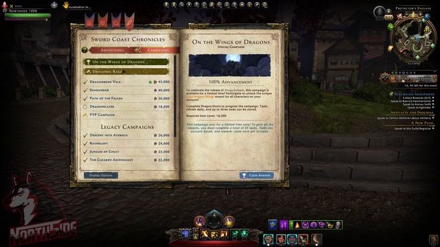 New FREE Mount! Gold DRAGON WINGS Showcase! On The Wings Of Dragons Campaign - Neverwinter Mod 23 смотреть онлайн