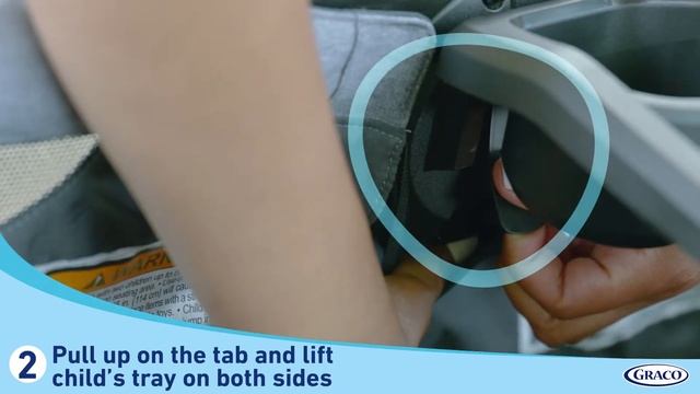 How To Remove The Child's Tray On The Graco® Modes™ Adventure Stroller Wagon