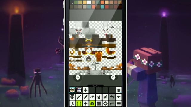 КАК СДЕЛАТЬ 3Д УКРАШЕНИЯ НА СКИНЕ В МАЙНКРАФТ ПЕ? смотреть онлайн