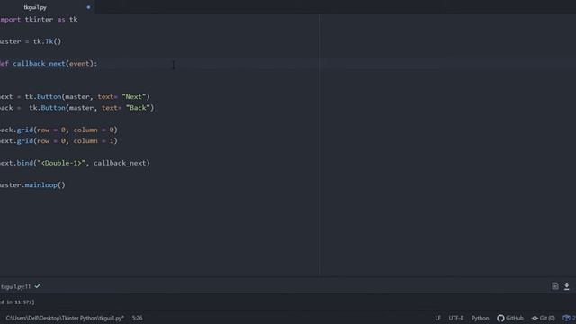 tkinter variables and tkinter callback functions смотреть онлайн