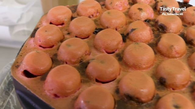 홍대 에그와플, 치즈 폭탄, 녹차, 초콜릿 와플, Best Waffle, Matcha, chocolate, cheese, Egg Waffle, Korean street food