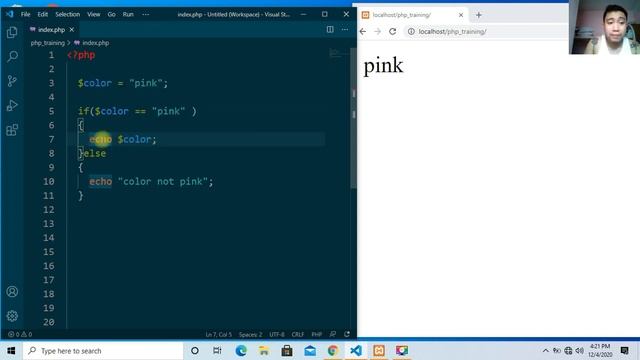 PHP Conditional Statement - If else statement tutorial Tagalog Part 2 смотреть онлайн