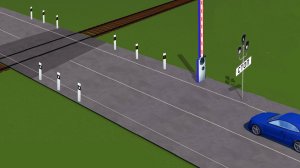 Как должен поступить водитель при проезде данного переезда?