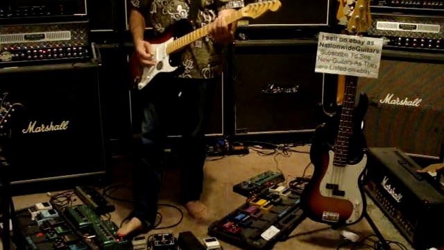 1997 Fender Sunburst Stratocaster Demo.mpg смотреть онлайн