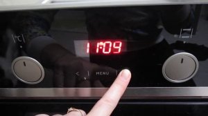 установка времени на духовке