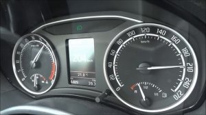 Skoda Octavia RS 0-100 Top Speed Test